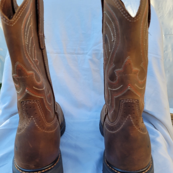 Cody James Men's Western Work Boots - Square Toe - Picture 8 of 16